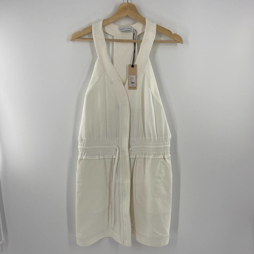 Rebecca Minkoff Royal Dress Sz XL White Mini